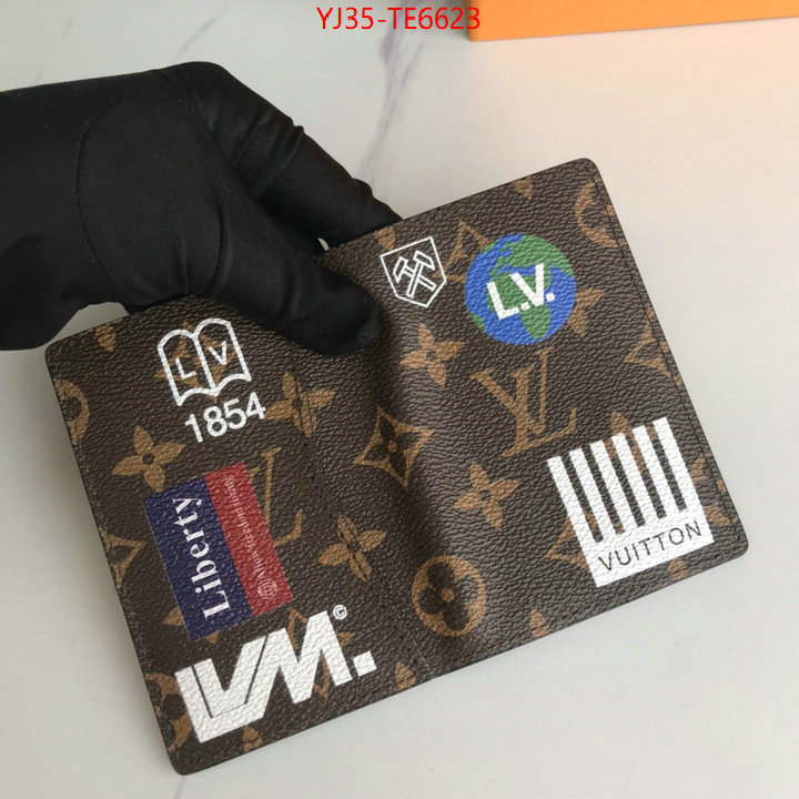 LV Bags(4A)-Wallet,perfect ID: TE6623,$: 35USD