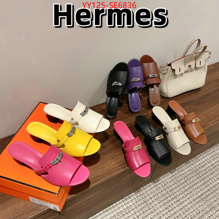 Women Shoes-Hermes,high quality designer replica ID: SE6836,$: 125USD