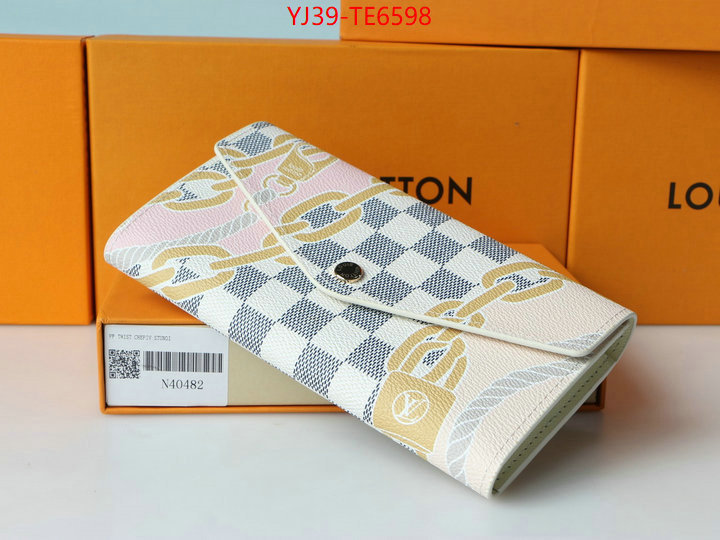 LV Bags(4A)-Wallet,7 star replica ID: TE6598,$: 39USD