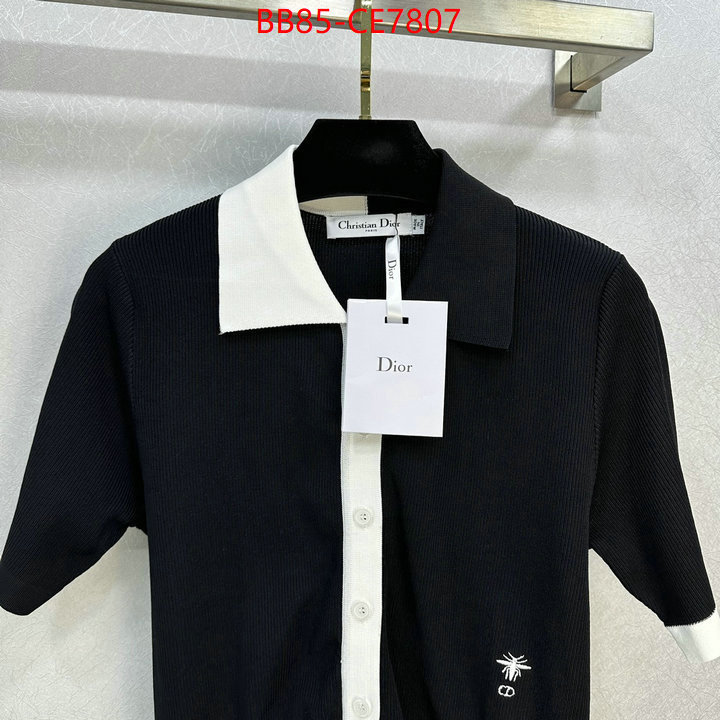 Clothing-Dior,replcia cheap ID: CE7807,$: 85USD