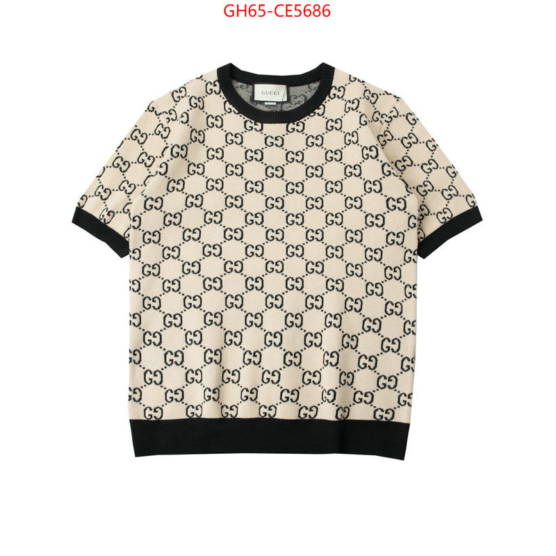 Clothing-Gucci,1:1 ID: CE5686,$: 65USD