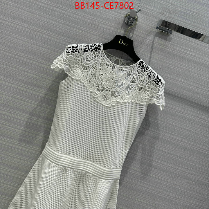 Clothing-Dior,top perfect fake ID: CE7802,$: 145USD