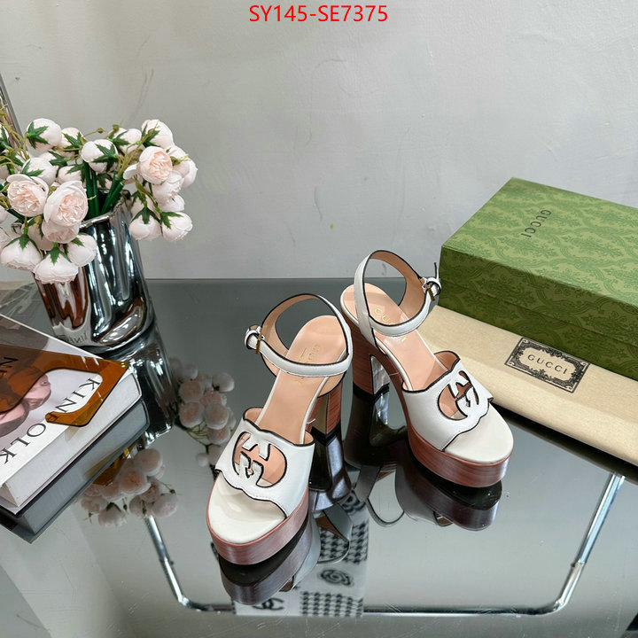 Women Shoes-Gucci,aaaaa replica designer ID: SE7375,$: 145USD