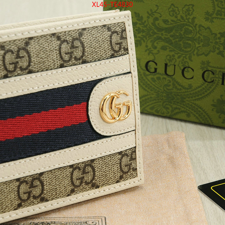 Gucci Bags(4A)-Wallet-,top quality fake ID: TE4830,$: 45USD