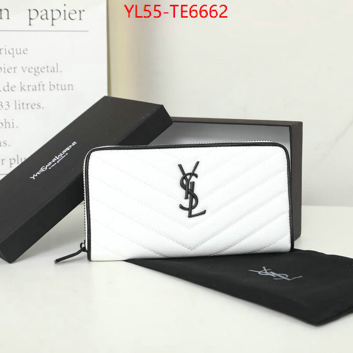 YSL Bag(4A)-Wallet-,mirror copy luxury ID: TE6662,$: 55USD