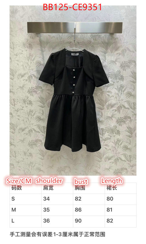 Clothing-MIU MIU,customize the best replica ID: CE9351,$: 125USD