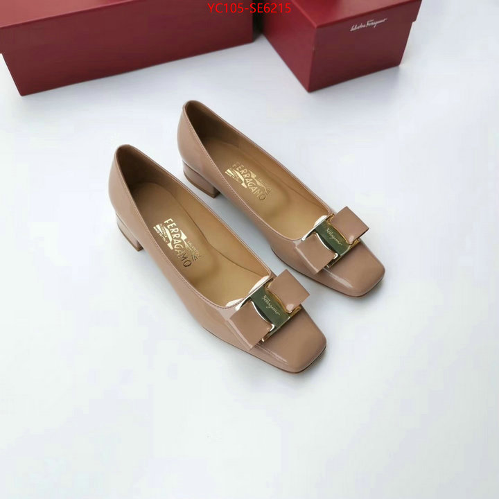 Women Shoes-Ferragamo,replica 1:1 high quality ID: SE6215,$: 105USD