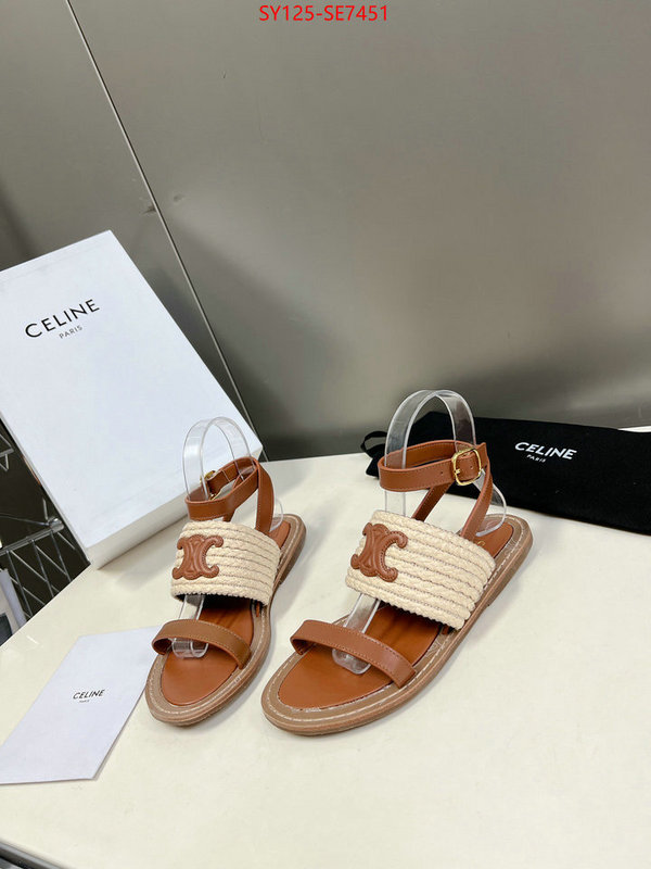 Women Shoes-CELINE,high quality ID: SE7451,$: 125USD