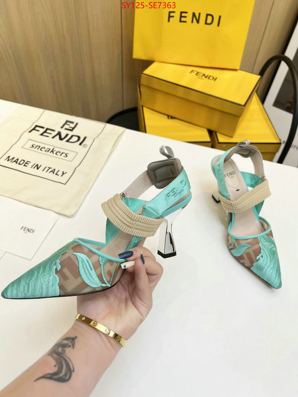 Women Shoes-Fendi,cheap high quality replica ID: SE7363,$: 125USD