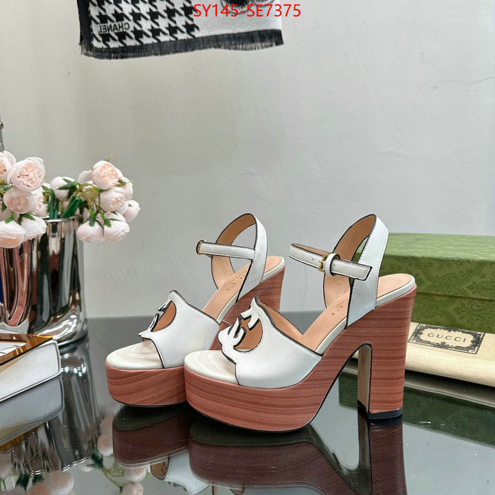 Women Shoes-Gucci,aaaaa replica designer ID: SE7375,$: 145USD