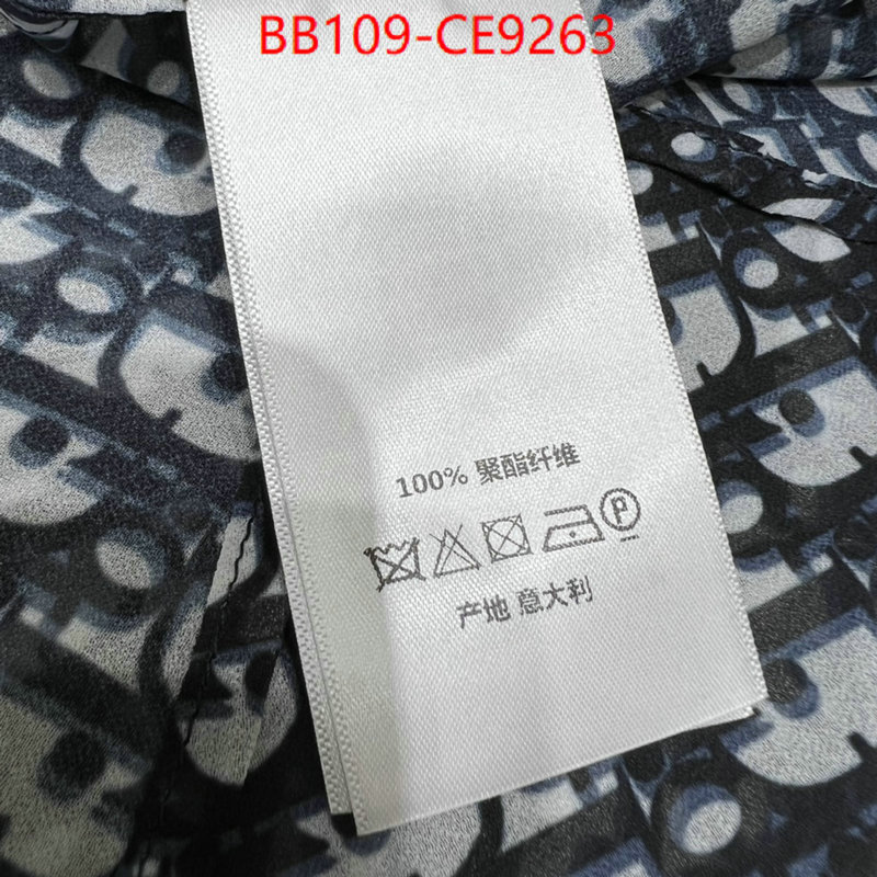 Clothing-Dior,2023 replica wholesale cheap sales online ID: CE9263,$: 109USD