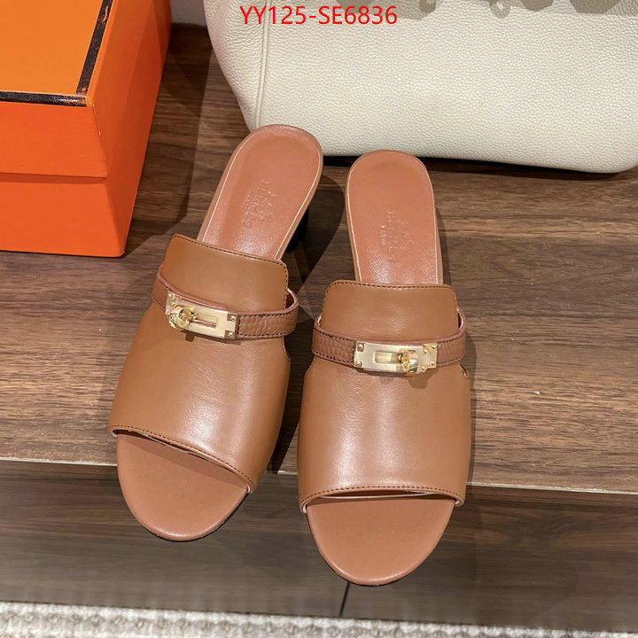 Women Shoes-Hermes,high quality designer replica ID: SE6836,$: 125USD