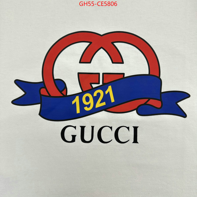 Clothing-Gucci,can you buy knockoff ID: CE5806,$: 55USD