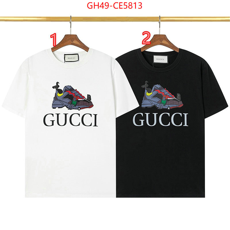 Clothing-Gucci,where can you buy replica ID: CE5813,$: 49USD