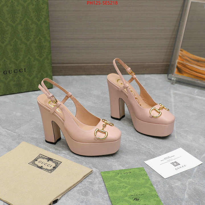 Women Shoes-Gucci,fashion replica ID: SE5218,$: 125USD