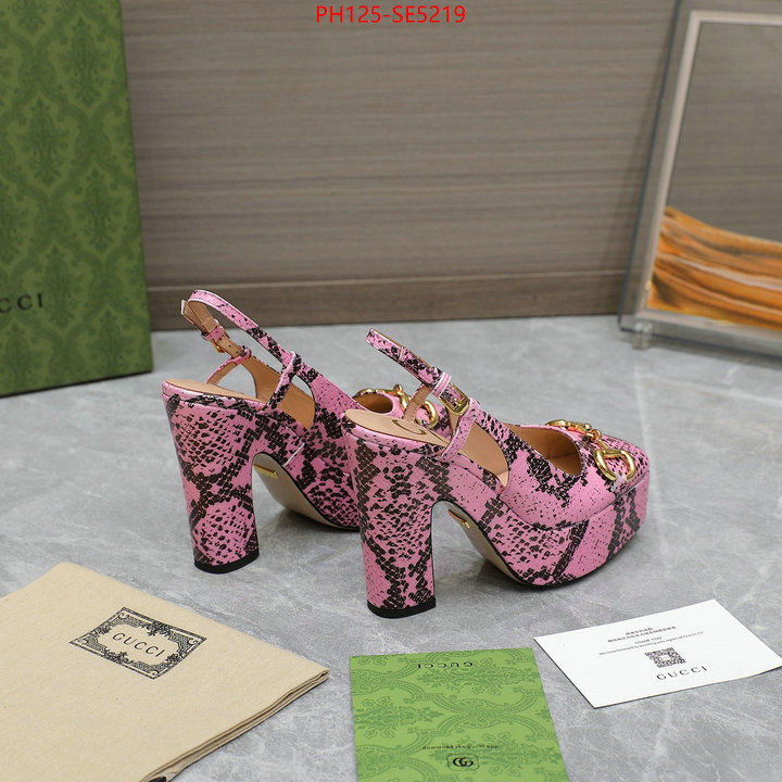 Women Shoes-Gucci,replica 1:1 high quality ID: SE5219,$: 125USD