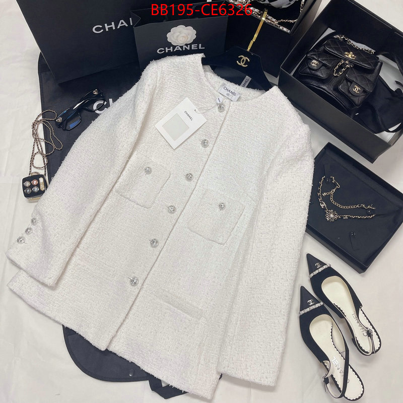 Clothing-Chanel,replica us ID: CE6326,$: 195USD