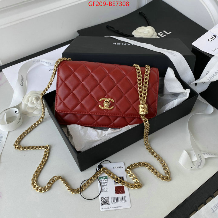 Chanel Bags(TOP)-Diagonal-,replica 2023 perfect luxury ID: BE7308,$: 209USD