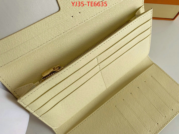 LV Bags(4A)-Wallet,perfect ID: TE6635,$: 35USD