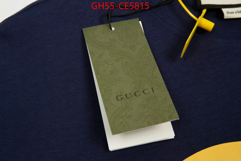 Clothing-Gucci,perfect quality designer replica ID: CE5815,$: 55USD