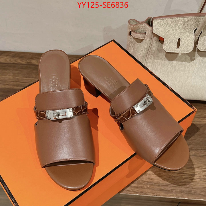 Women Shoes-Hermes,high quality designer replica ID: SE6836,$: 125USD