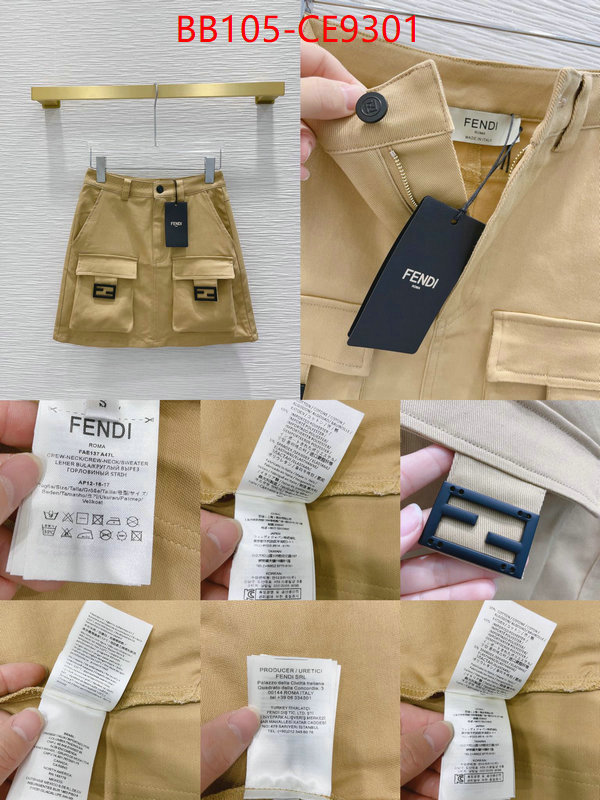 Clothing-Fendi,best designer replica ID: CE9301,$: 105USD