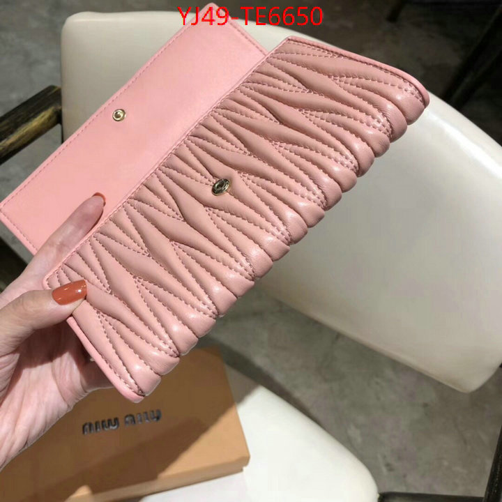 Miu Miu Bags(4A)-Wallet,best ID: TE6650,$: 49USD