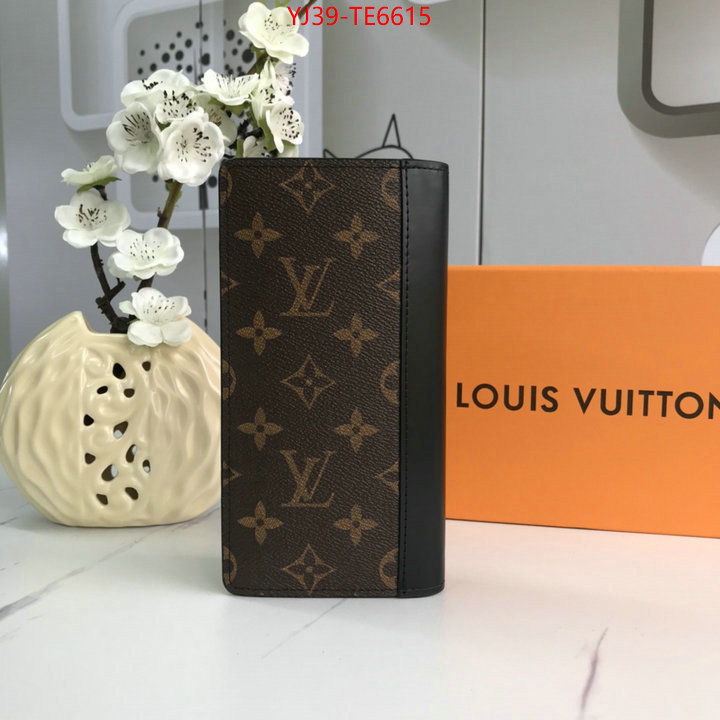 LV Bags(4A)-Wallet,perfect ID: TE6615,$: 39USD