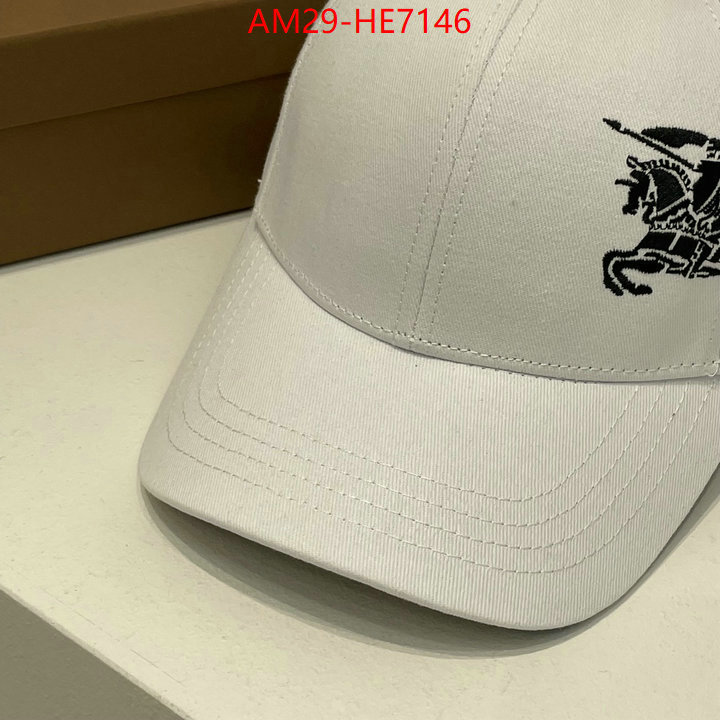 Cap (Hat)-Burberry,fake designer ID: HE7146,$: 29USD