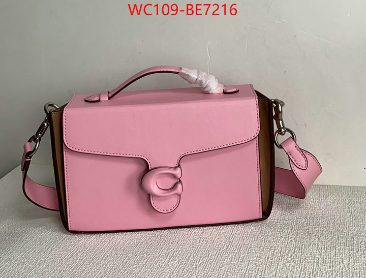 Coach Bags(4A)-Diagonal,only sell high-quality ID: BE7216,$: 109USD