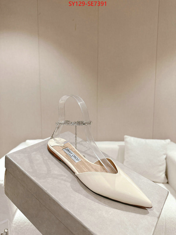 Women Shoes-Jimmy Choo,mirror copy luxury ID: SE7391,$: 129USD