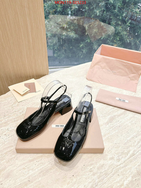 Women Shoes-Miu Miu,luxury cheap ID: SE5233,$: 119USD