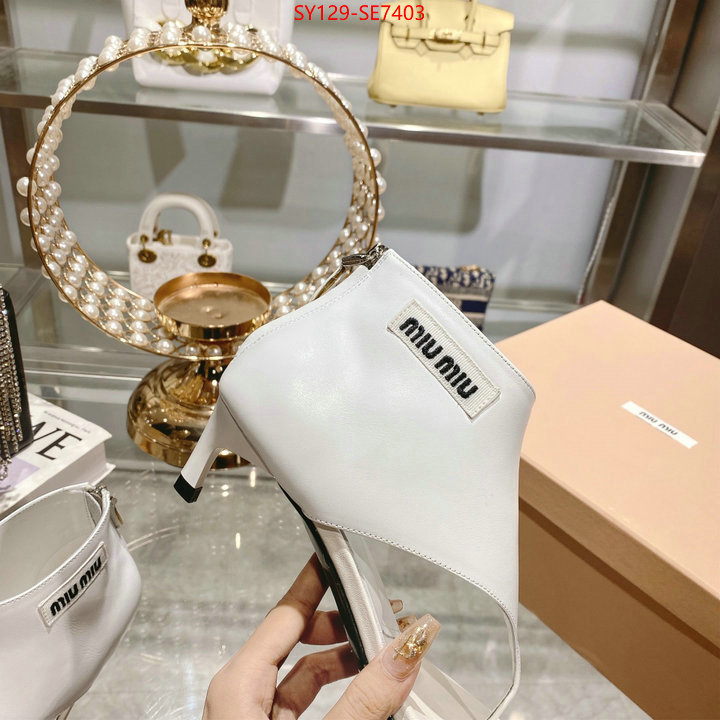 Women Shoes-Miu Miu,buy the best replica ID: SE7403,$: 129USD