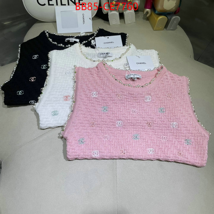 Clothing-Chanel,replica designer ID: CE7760,$: 85USD