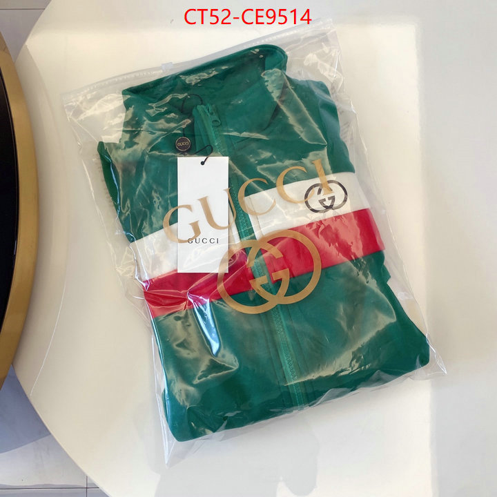 Kids clothing-Gucci,luxury fake ID: CE9514,$: 52USD