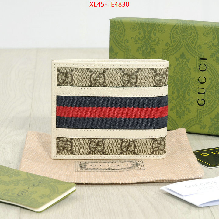 Gucci Bags(4A)-Wallet-,top quality fake ID: TE4830,$: 45USD