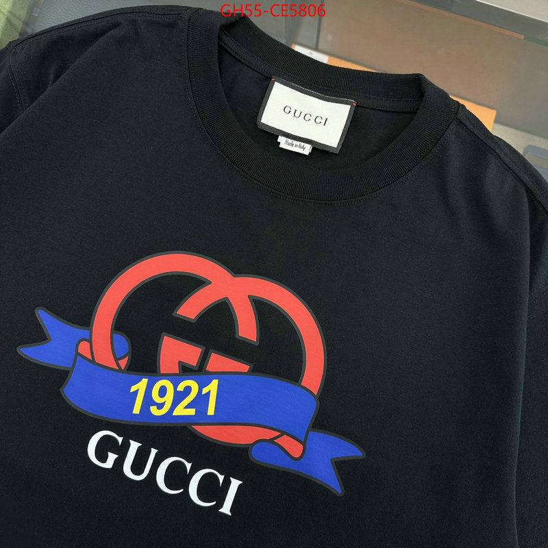 Clothing-Gucci,can you buy knockoff ID: CE5806,$: 55USD