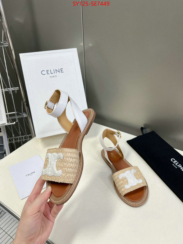 Women Shoes-CELINE,shop the best high authentic quality replica ID: SE7449,$: 125USD