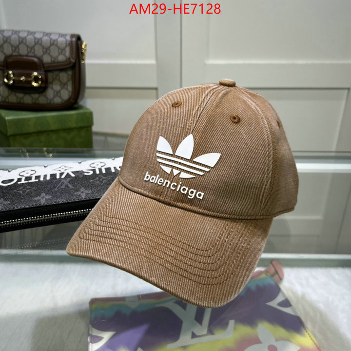 Cap (Hat)-Balenciaga,only sell high-quality ID: HE7128,$: 29USD