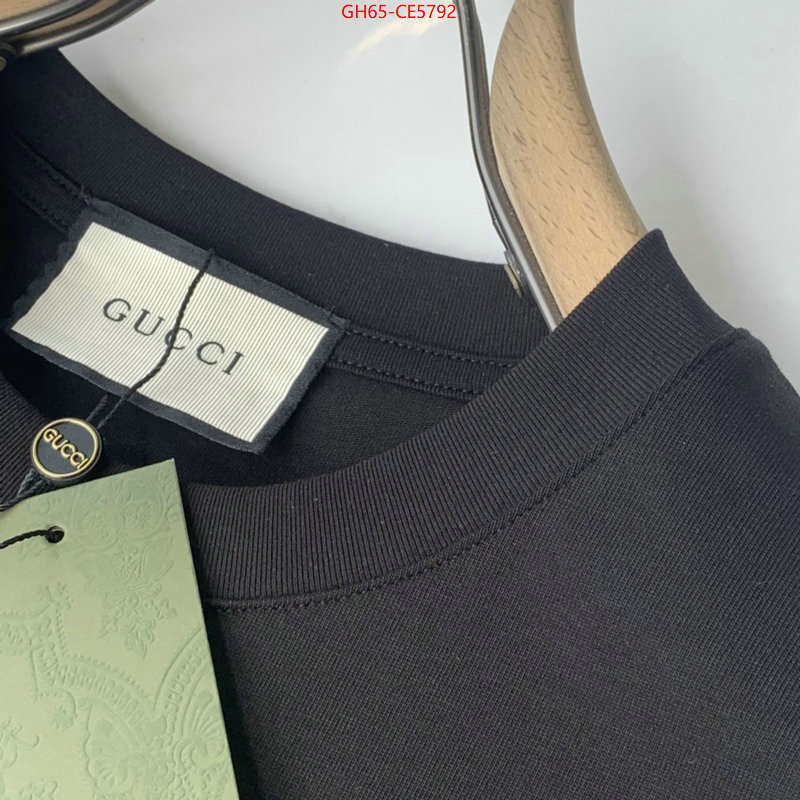 Clothing-Gucci,buy 2023 replica ID: CE5792,$: 65USD