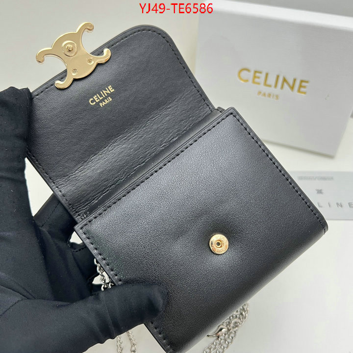 CELINE Bags(4A)-Wallet,first top ID: TE6586,$: 49USD