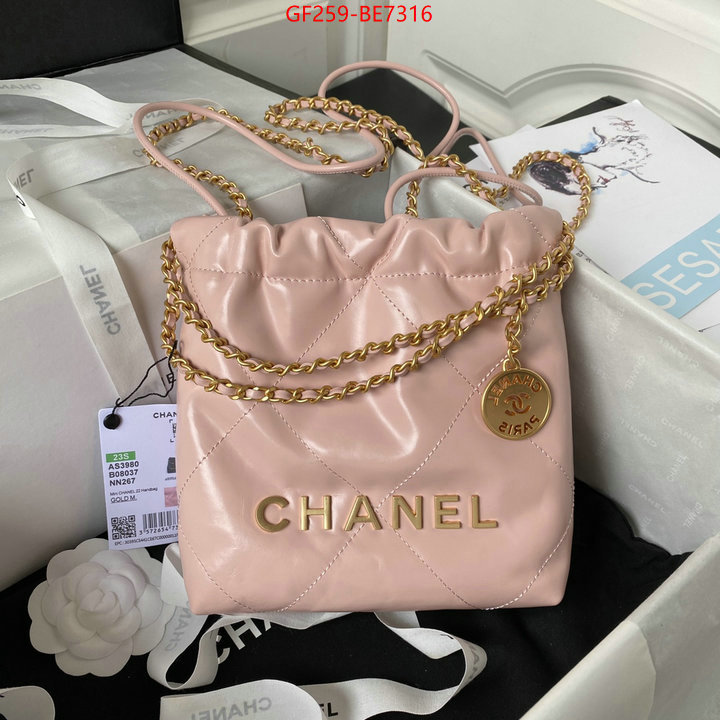 Chanel Bags(TOP)-Handbag-,hot sale ID: BE7316,$: 259USD