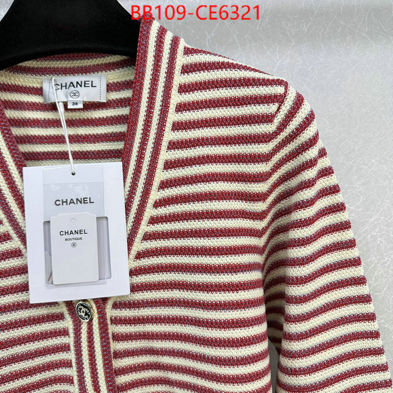 Clothing-Chanel,high quality online ID: CE6321,$: 109USD