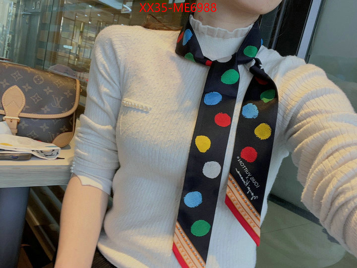 Scarf-LV,luxury fake ID: ME6988,$: 35USD