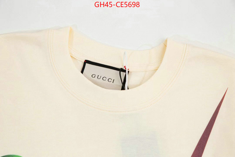 Clothing-Gucci,where can you buy a replica ID: CE5698,$: 45USD