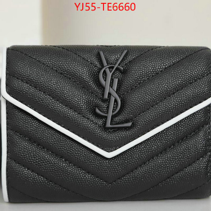 YSL Bag(4A)-Wallet-,7 star quality designer replica ID: TE6660,$: 55USD