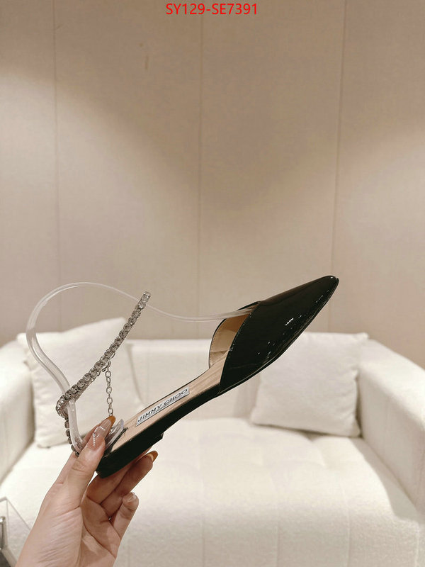 Women Shoes-Jimmy Choo,mirror copy luxury ID: SE7391,$: 129USD