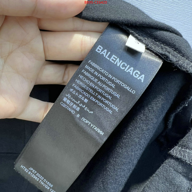 Clothing-Balenciaga,where to buy replicas ID: CE6420,$: 95USD