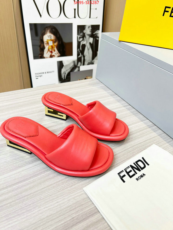 Women Shoes-Fendi,high quality happy copy ID: SE5287,