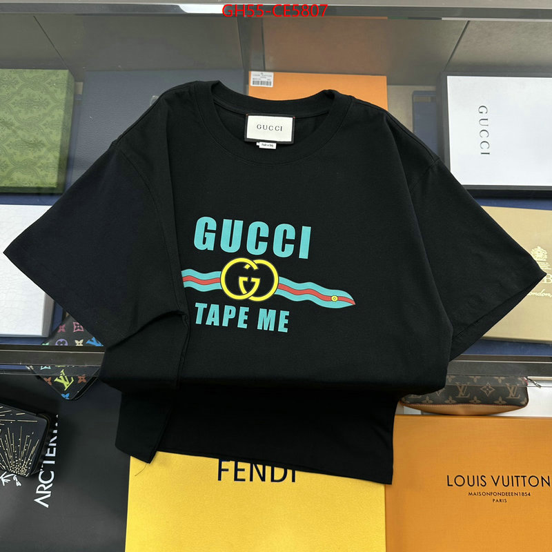 Clothing-Gucci,website to buy replica ID: CE5807,$: 55USD